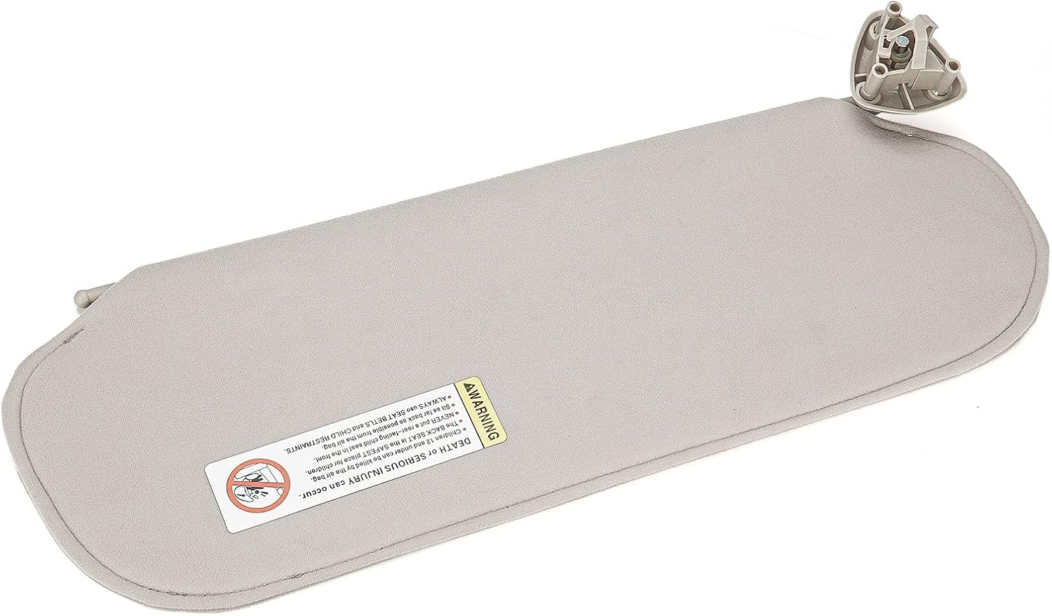 Visera solar para Chevy Express y GMC Savana 1500 2500 3500 4500 1999-2019, lado izquierdo del conductor, repuesto de parasol gris beige 84054688