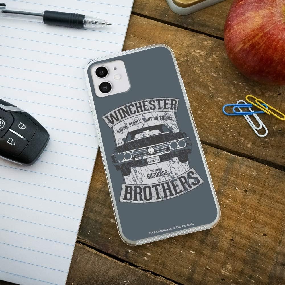 Supernatural Brother’s Impala – Funda protectora de goma híbrida para Apple iPhone 8, 8 Plus, X, 11, 11 Pro, 11 Pro Max