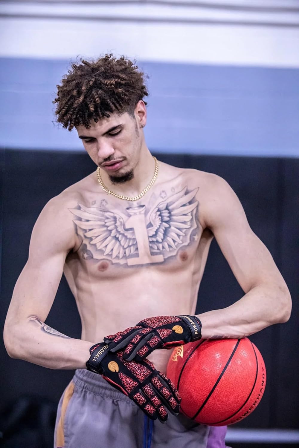 POWERHANDZ LaMelo Ball 1Ball Goal Weighted Training Basketball, Outdoor or Indoor Practice, Improve Ball Handling, Passing, Strength, Increase Grip,