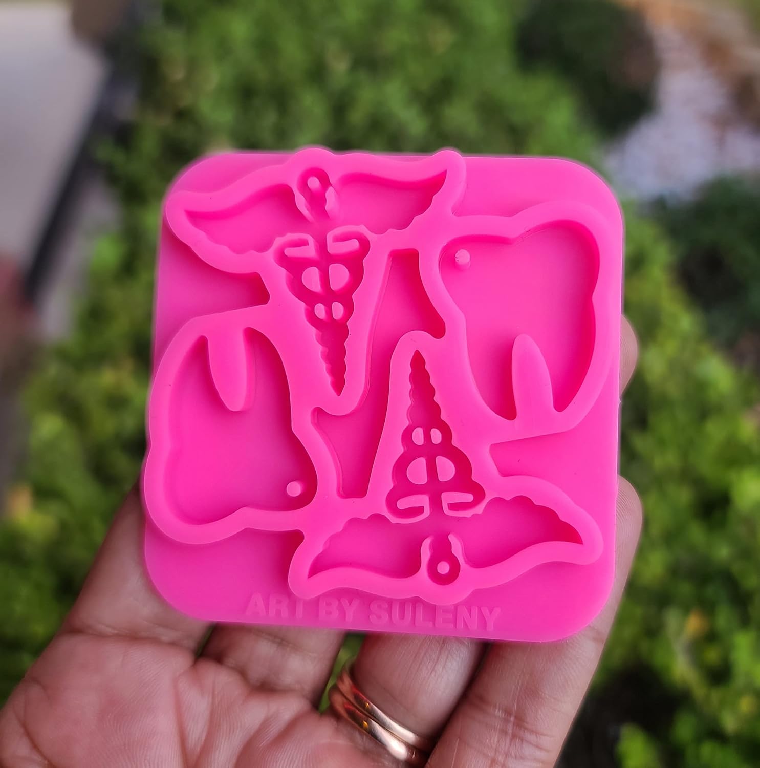 Tooth Silicone Mold – Molar Mold – Medical Staff Mold for Earrings – Medical Symbol Mold for Resin – Jewelry – Dentist Silicone Mold