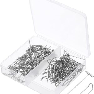 PATIKIL Juego de alfileres de costura, 100 piezas de pasadores de acero inoxidable con pasador en T de 1.5 pulgadas y pasadores en U de 1 pulgada PATIKIL Juego de alfileres de costura, 100 piezas de pasadores de acero inoxidable con pasador en T de 1.5 pulgadas y pasadores en U de 1 pulgada