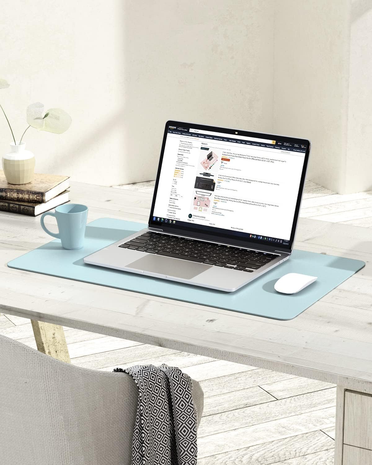 YSAGi tapete antideslizante para computadora, accesorios de escritorio, para laptop, resistente al agua, doble cara, protección para escritorio,