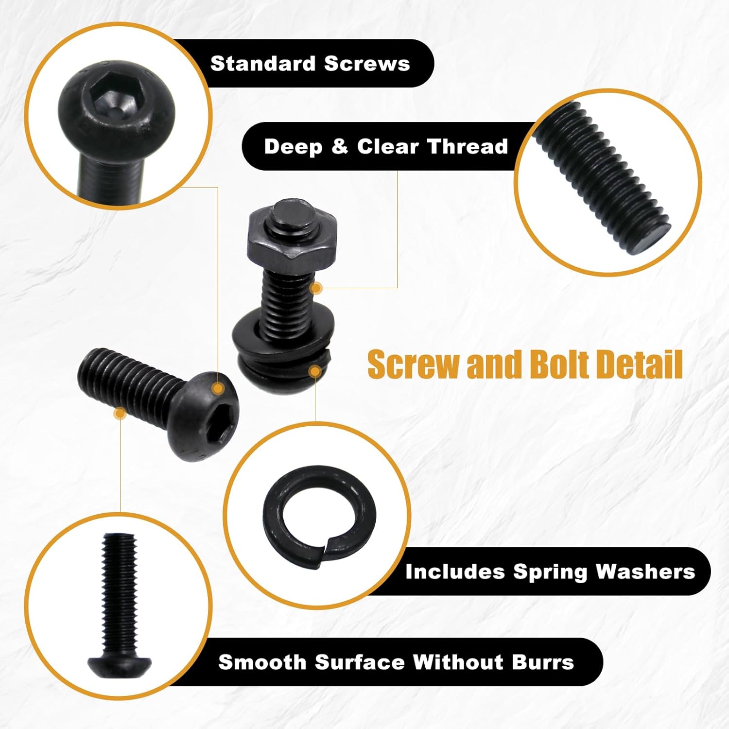 Surtido de 1200 tornillos métricos, surtido de tornillos métricos M3 M4 M5 M6, tornillos, tuercas y arandela, kit surtido de tornillos métricos y