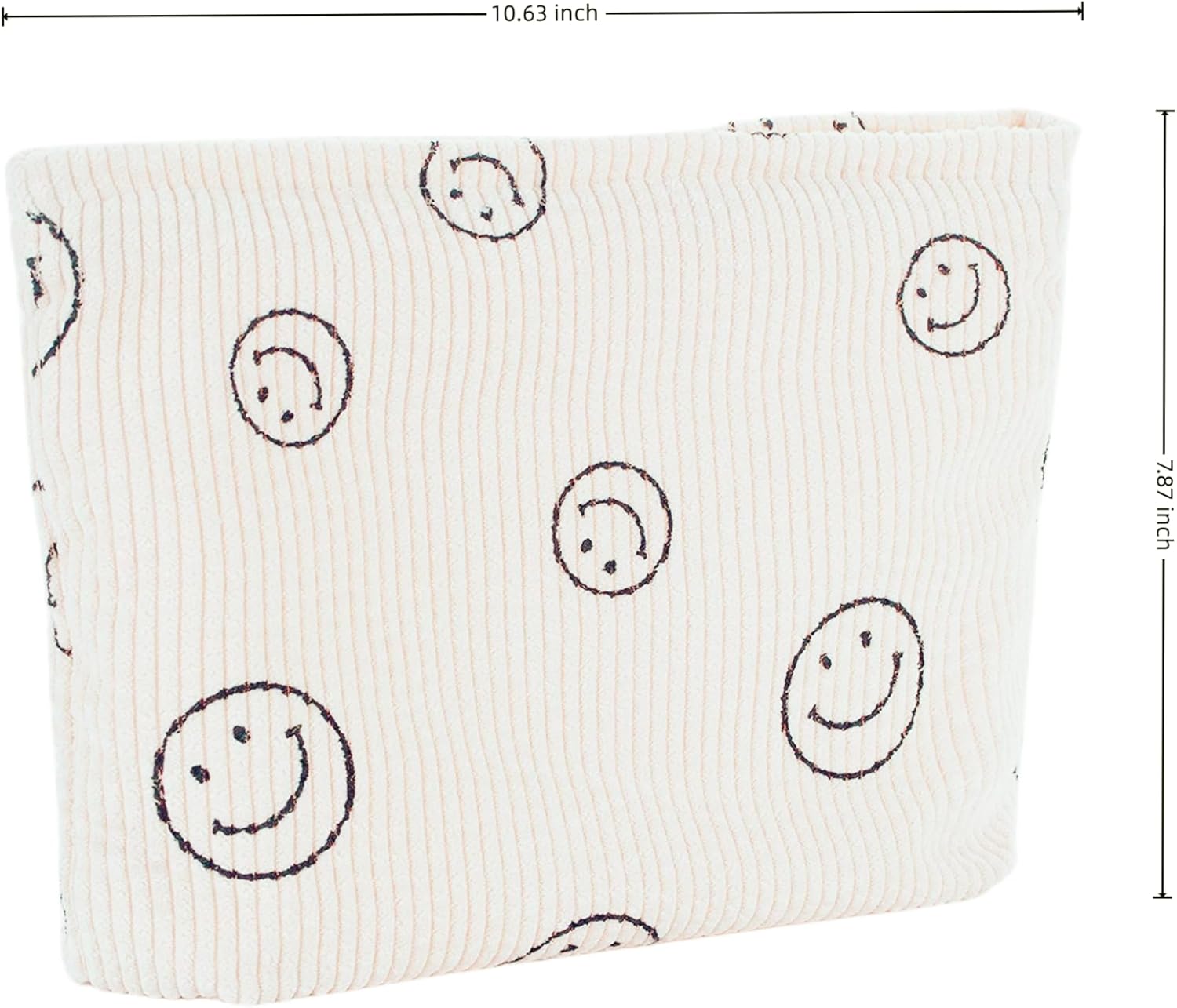 Bolsas de cosméticos para mujer, bolso estético, Beige, Bolsa de cosméticos con cremallera