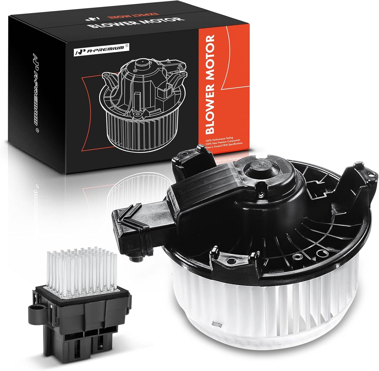 A-Premium Motor y resistencia del ventilador de calentador HVAC compatible con vehículos Buick y Cadillac, Lucerna 2007, DTS 2006-2011, lado