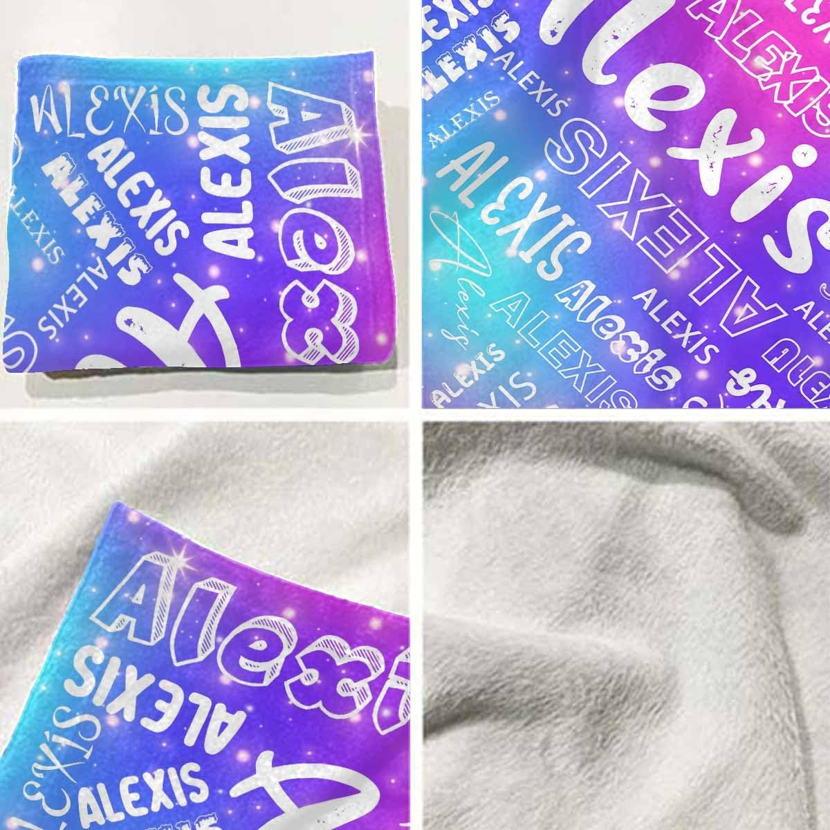 Mantas personalizadas para bebés, niñas y niños con nombre, manta de bebé personalizada colorida para niños, manta suave personalizada para mujeres