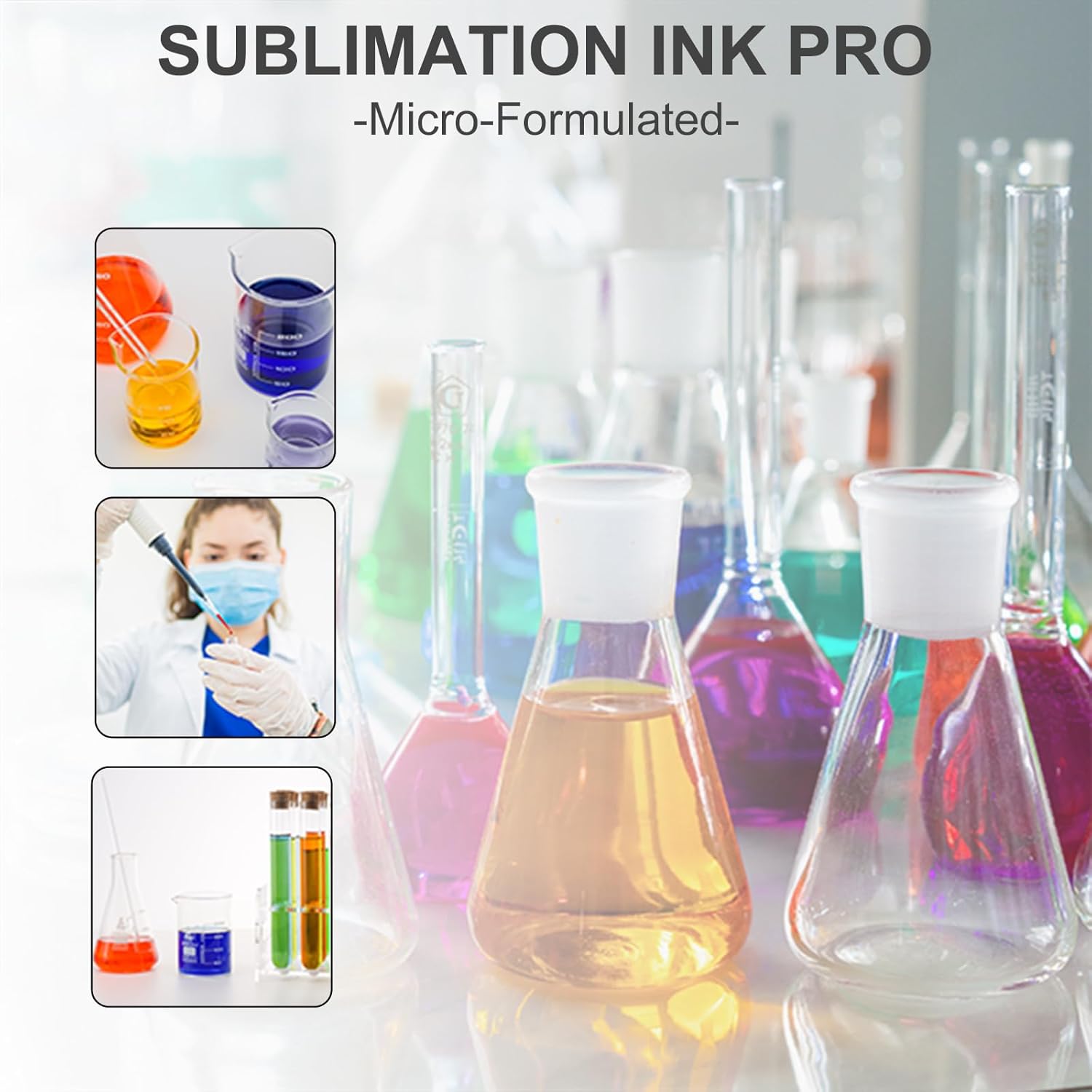 SG500 SG1000 Nuevo cartucho de tinta de sublimación compatible con impresoras Sawgrass Virtuoso SG500 SG1000 (1 negro, 1 cian, 1 magenta, 1