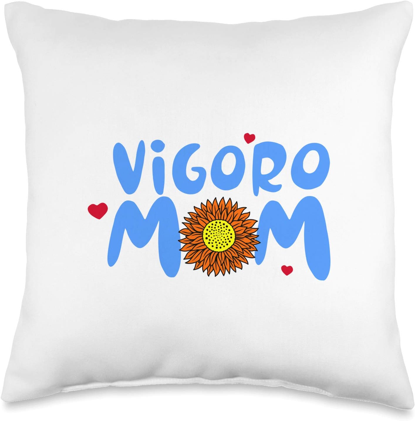 Mom for Women Cute Vigoro – Almohada (16.0 x 16.0in), multicolor