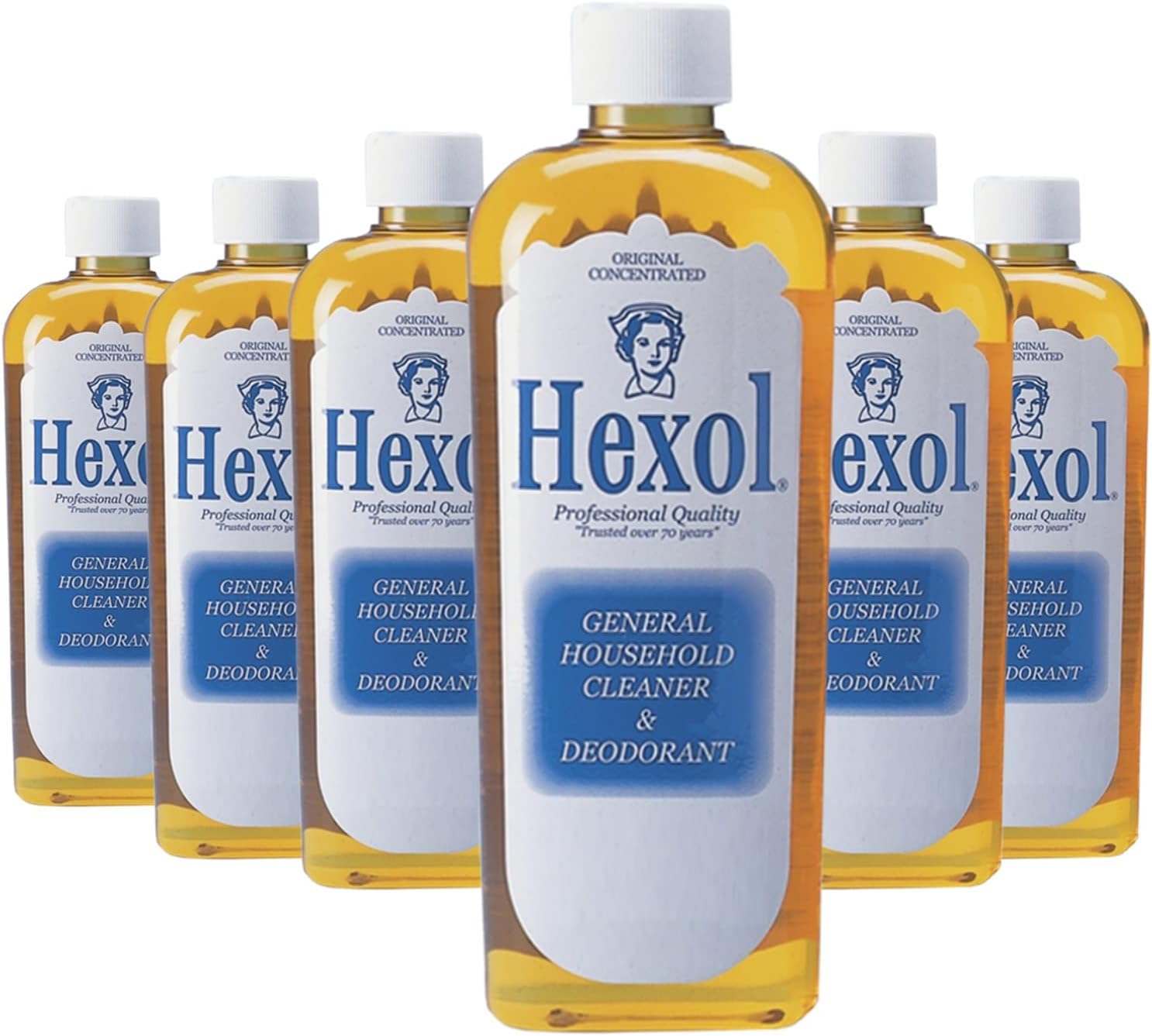 Hexol Limpiador y desodorante general concentrado Deoderant, 16 onzas líquidas, 6 botellas, 96 onzas líquidas