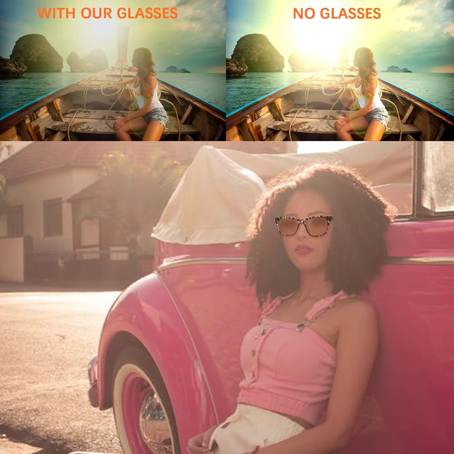 STASTEND 4 Pack Bifocal Reading Sunglasses for Women Men,UV400 Sun Readers Glasses