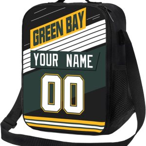 KREDE Green Bay – Bolsa de almuerzo personalizada para hombres y mujeres, regalos KREDE Green Bay – Bolsa de almuerzo personalizada para hombres y mujeres, regalos