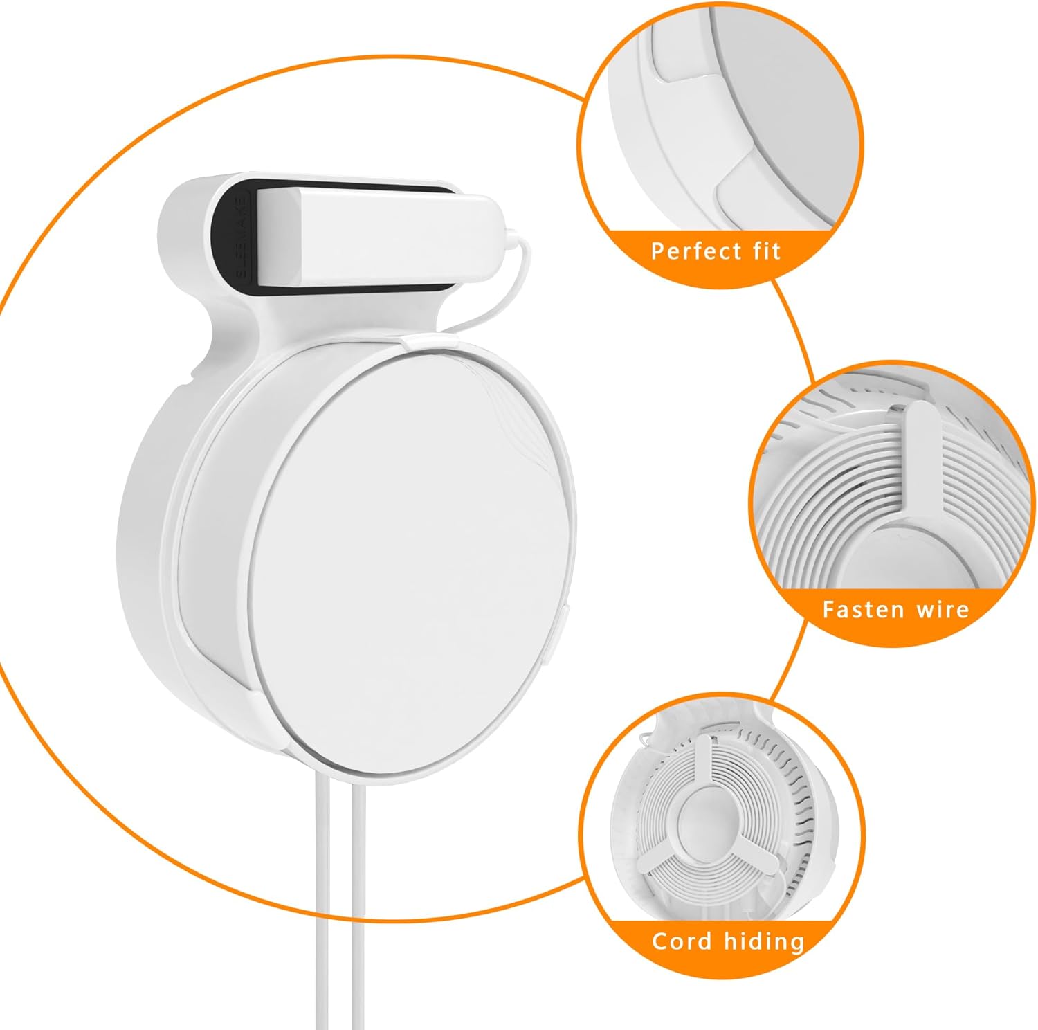 Soporte de pared Wi-Fi para TP-Link Deco X50-PoE Sistema WiFi 6 de malla para todo el hogar, soporte de montaje de salida que ahorra espacio para