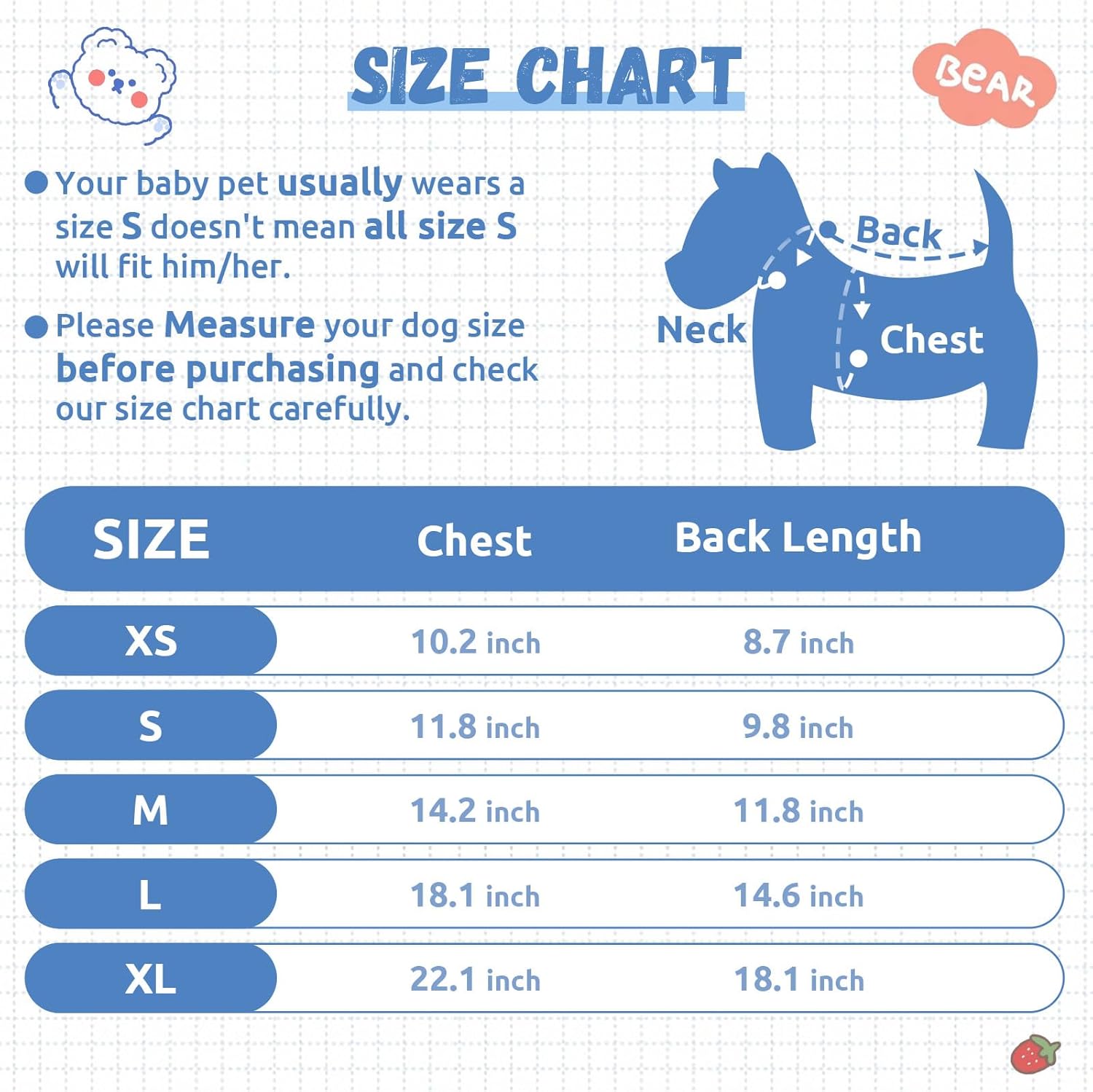 ABRRLO Suéteres para perros pequeños, lindos cárdigans de oso para perros, ropa para perros pequeños y medianos, niños, niñas, cachorros, gatos,