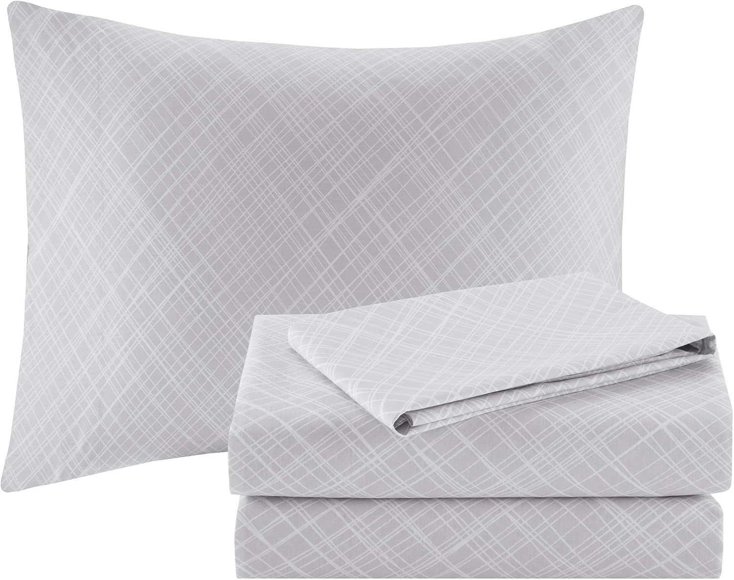 Madison Park Essentials – Juego de cama completo que incluye un edredón cálido con diseño en colores vibrantes y relleno alternativo para todas las