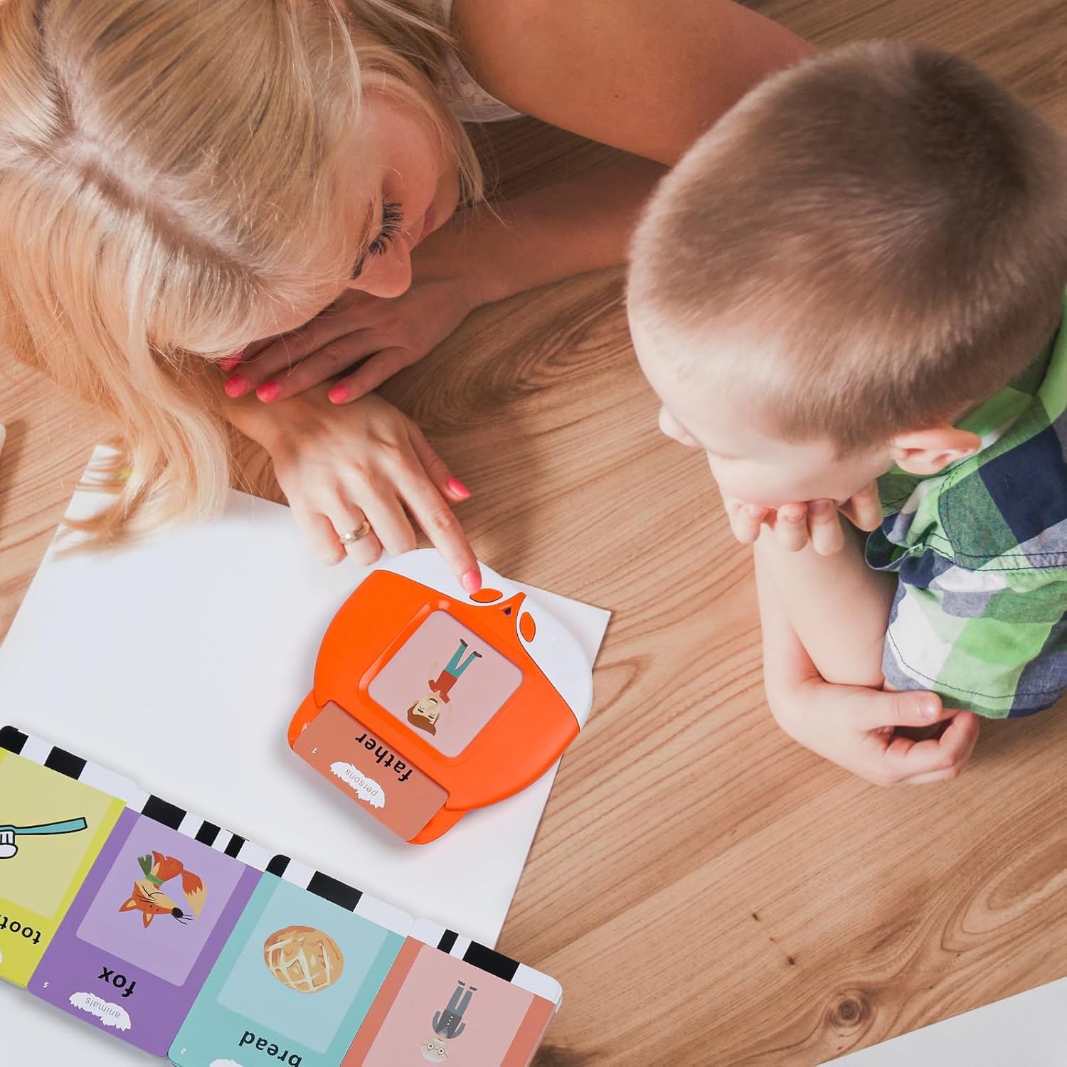 Juguetes Montessori de aprendizaje, 224 tarjetas flash que hablan con palabras visuales, juguetes para niños de 18 meses + 2, 3, 4, 5 años, regalos