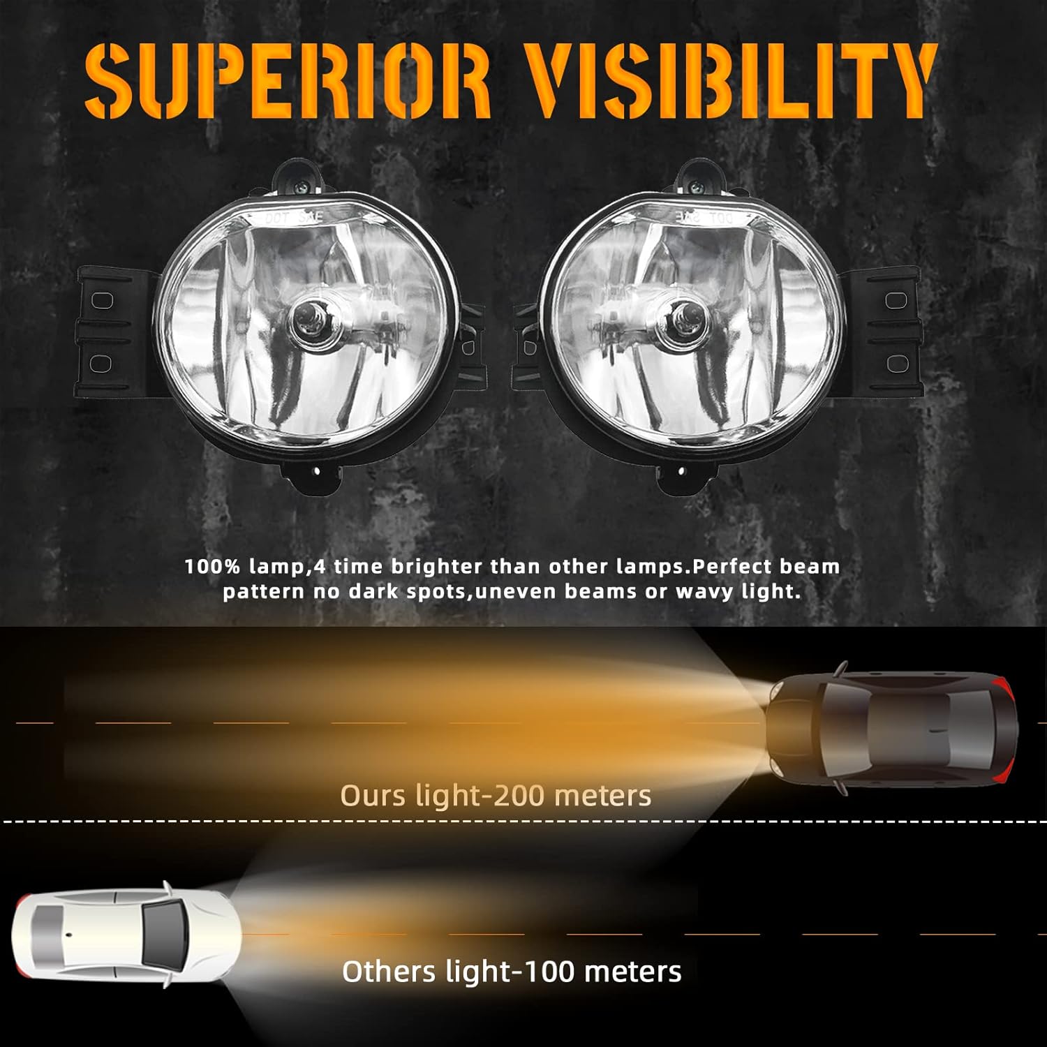 Luces antiniebla aptas para Dodge Ram 2500 35002004-2006 Durango Pickup Truck 2002-2008 Dodge Ram 2002-2008