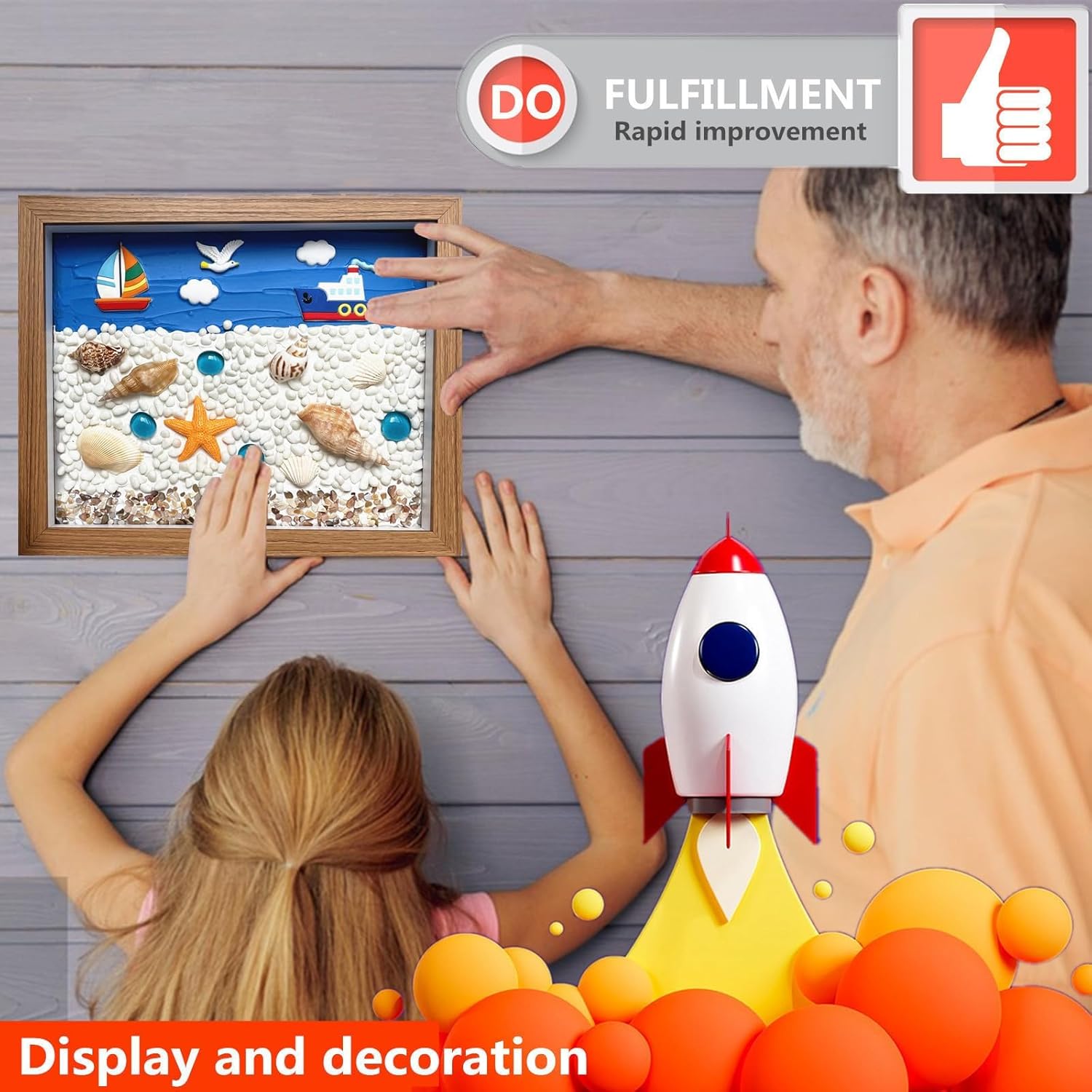 LUOMTSE Kit de manualidades y arte para niños, kit de pintura 3D, artes y manualidades para niños, manualidades de Navidad para adultos,