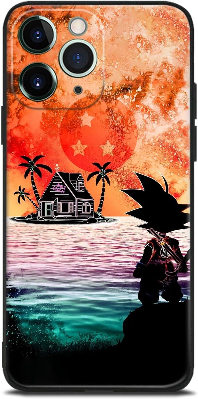 Funda protectora para teléfono de anime japonés, diseño de manga, anti-caída, a prueba de golpes, funda Kame House para iPhone 14