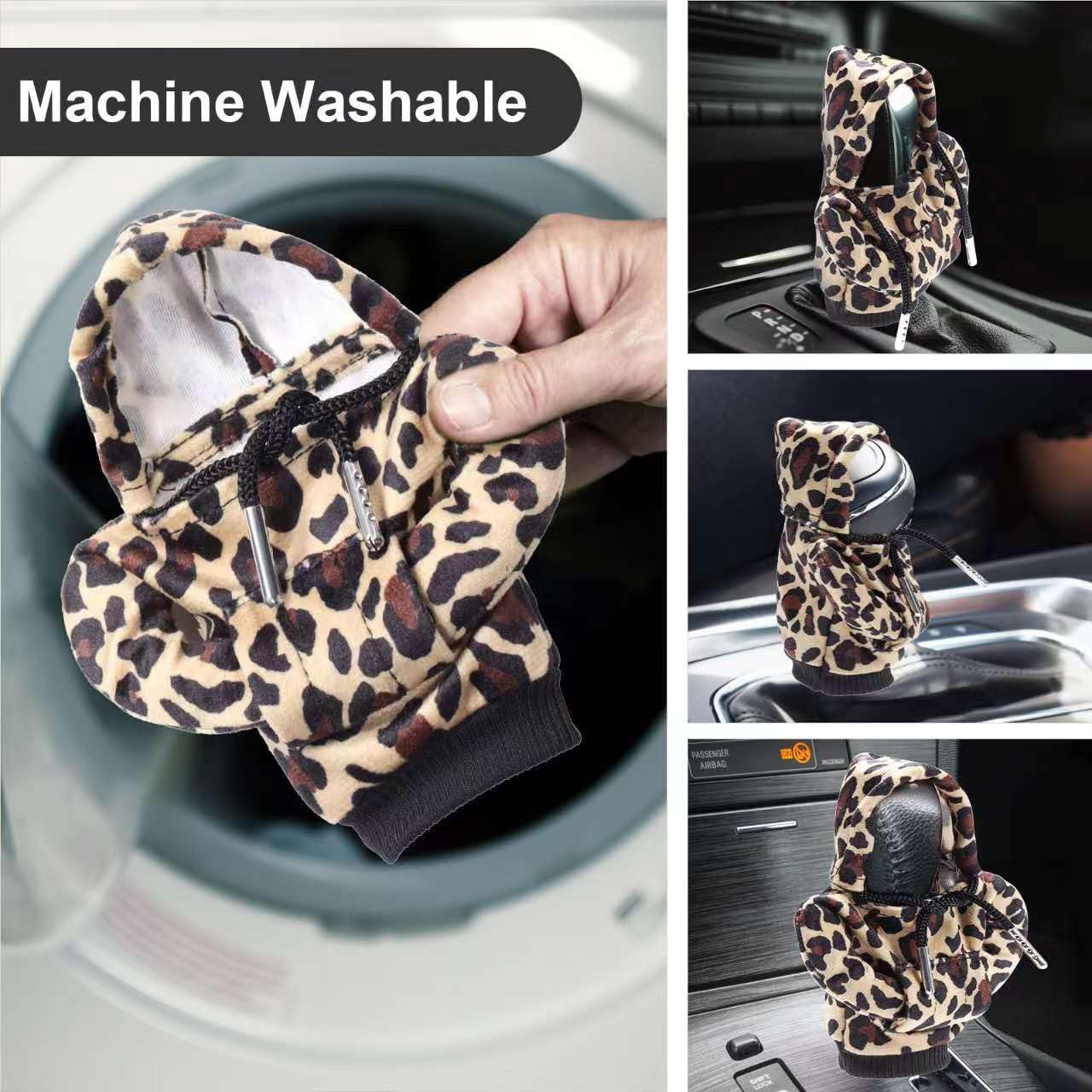 Sudadera con capucha universal para palanca de cambios de automóvil, divertida sudadera con capucha para palanca de cambios, decoración de 4.76