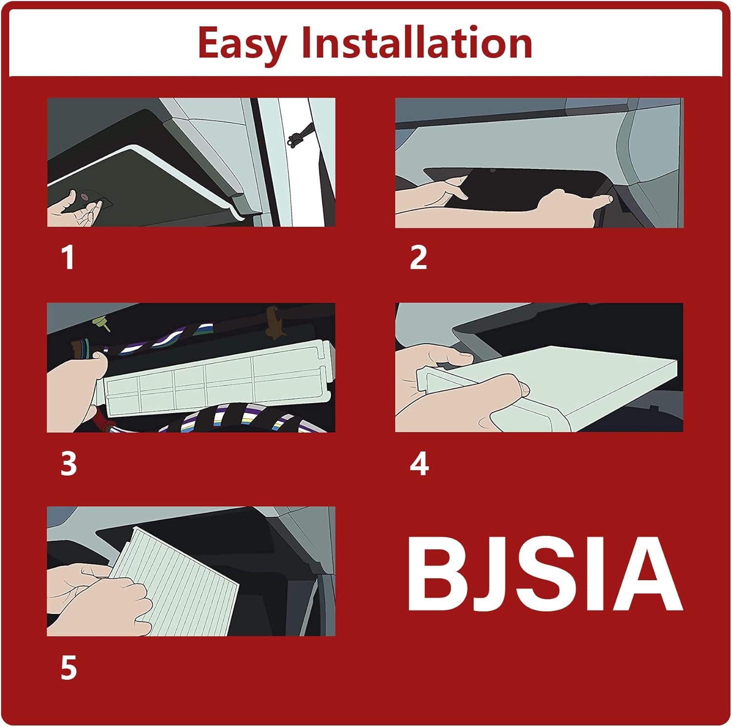 Filtro de aire de cabina de repuesto para CP553 (CF10553), compatible con Frontier, NV1500, NV2500, NV3500, Equator, accesorios para interiores de