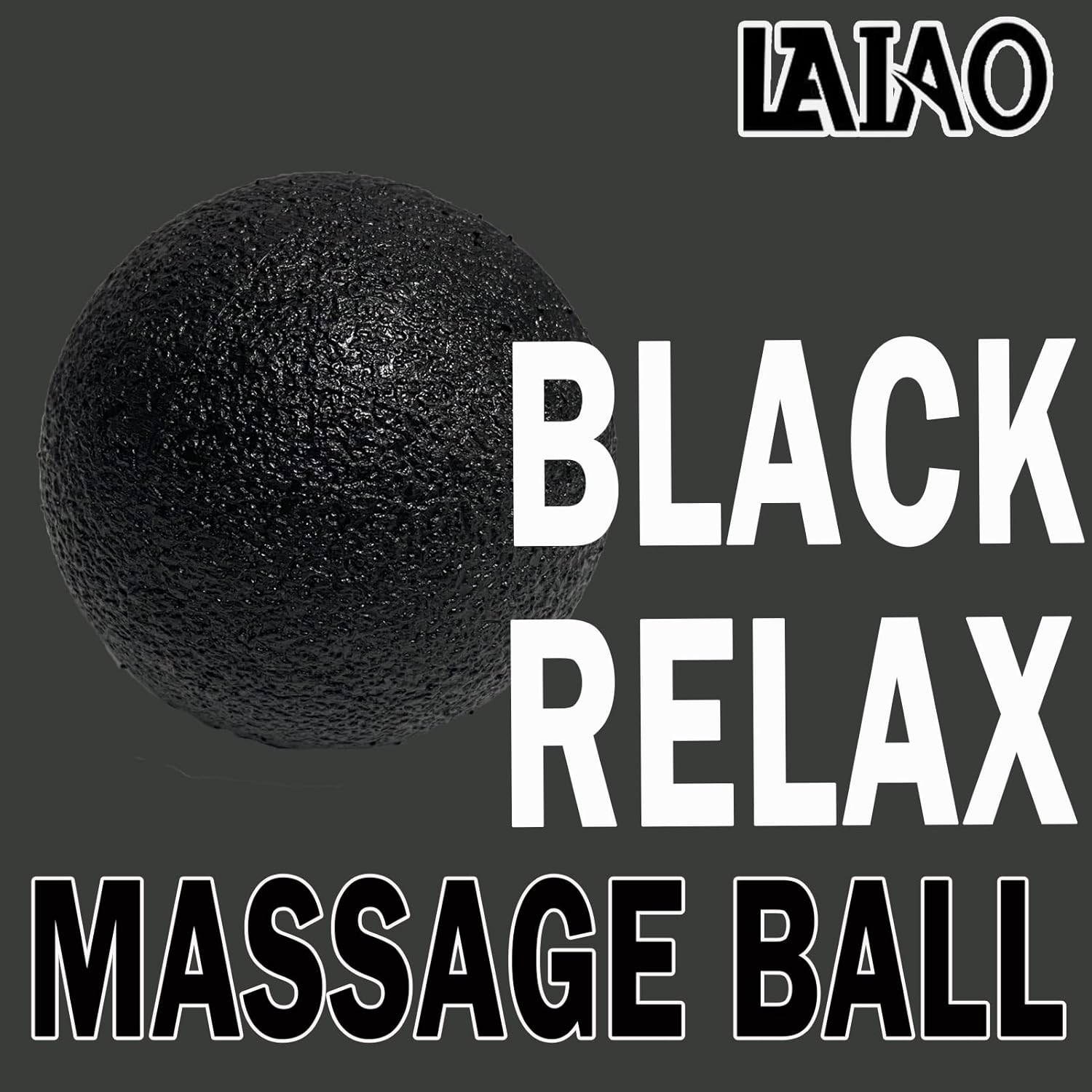 Laiao Bola de masaje, bola de liberación miofascial de 3.15 pulgadas para el punto de activación de la fascia, entrenamiento de terapia física y