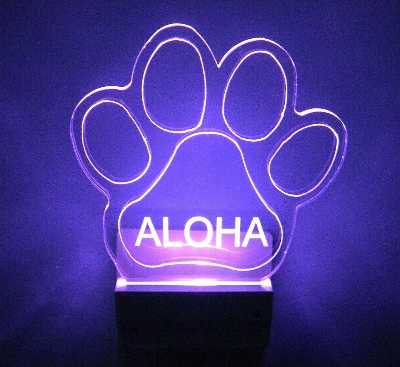 Luz nocturna multicolor personalizada LED enchufable, luz nocturna táctil ultra delgada, sensor inteligente del atardecer al amanecer, dormitorio de