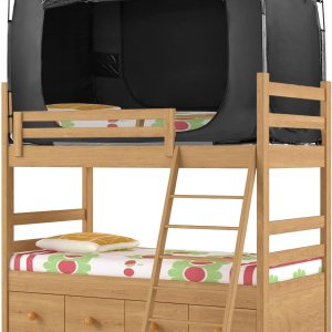 Tienda de campaña para cama, litera tamaño individual, tiendas de campaña portátiles para dormir en interiores para niños y adultos, espacio de Tienda de campaña para cama, litera tamaño individual, tiendas de campaña portátiles para dormir en interiores para niños y adultos, espacio de