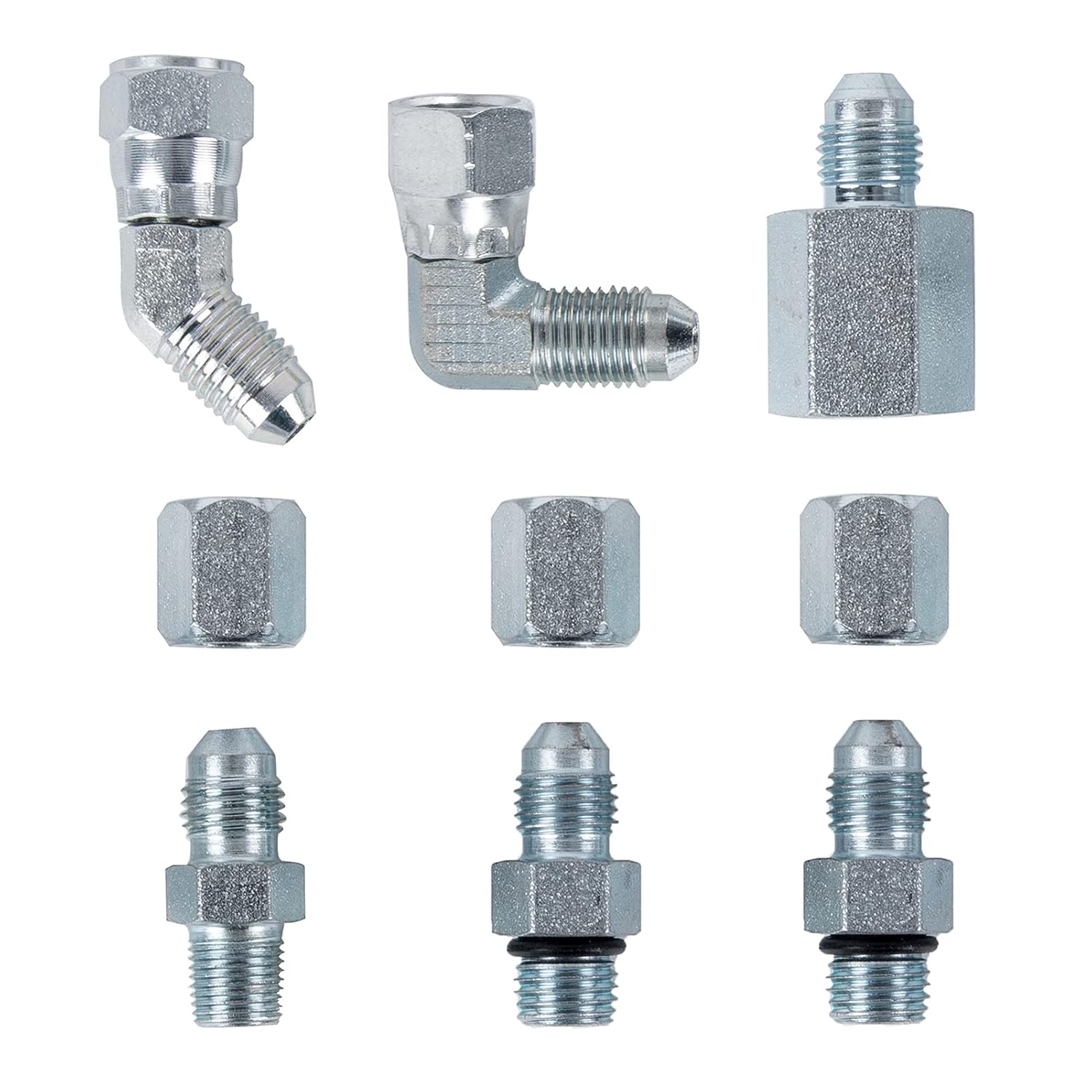 Probador de compresión automotriz motor de gasolina cilindro medidor de presión kit de herramientas de prueba para Ford Powerstroke 6.0L y 7.3L