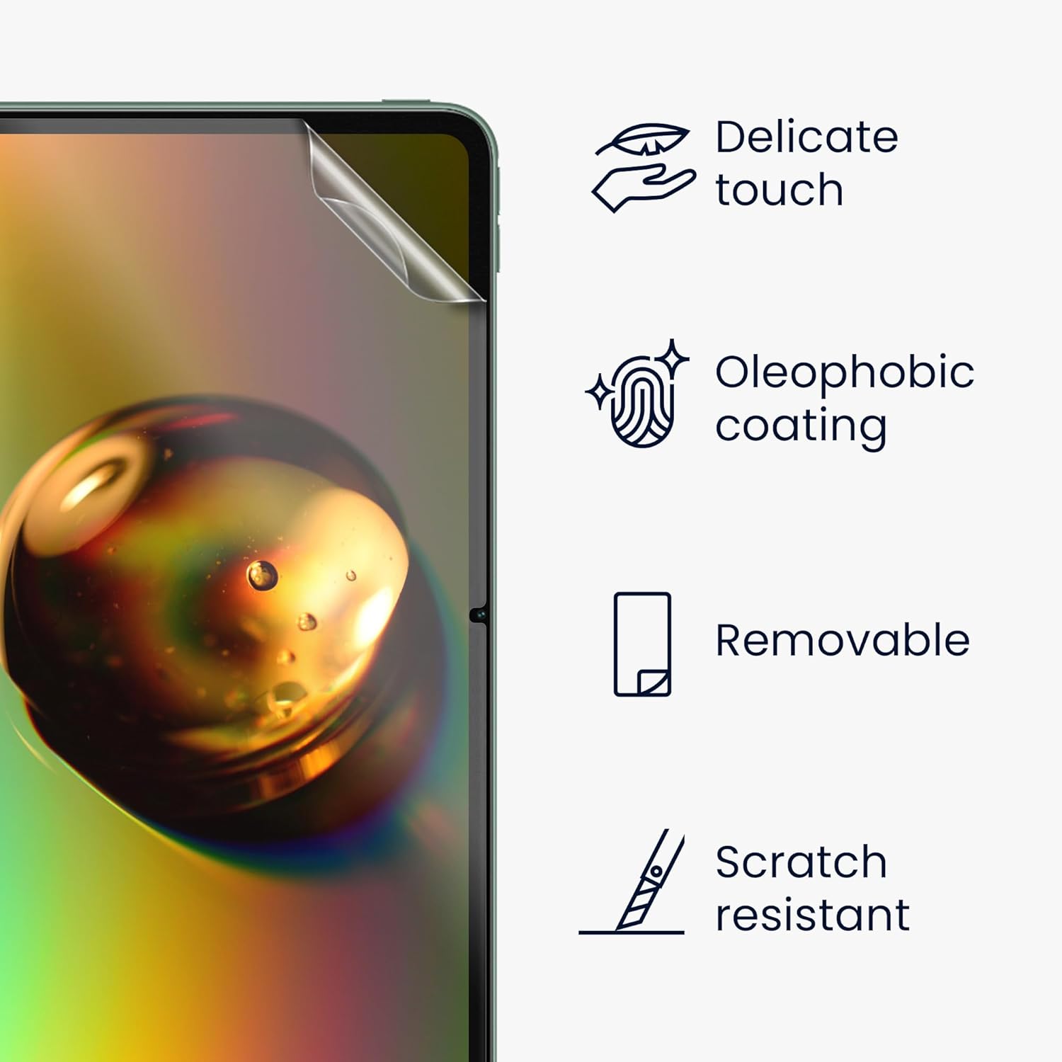 kwmobile Protector de pantalla compatible con OnePlus Pad Protector de pantalla  2 x película mate antirreflectante para tableta
