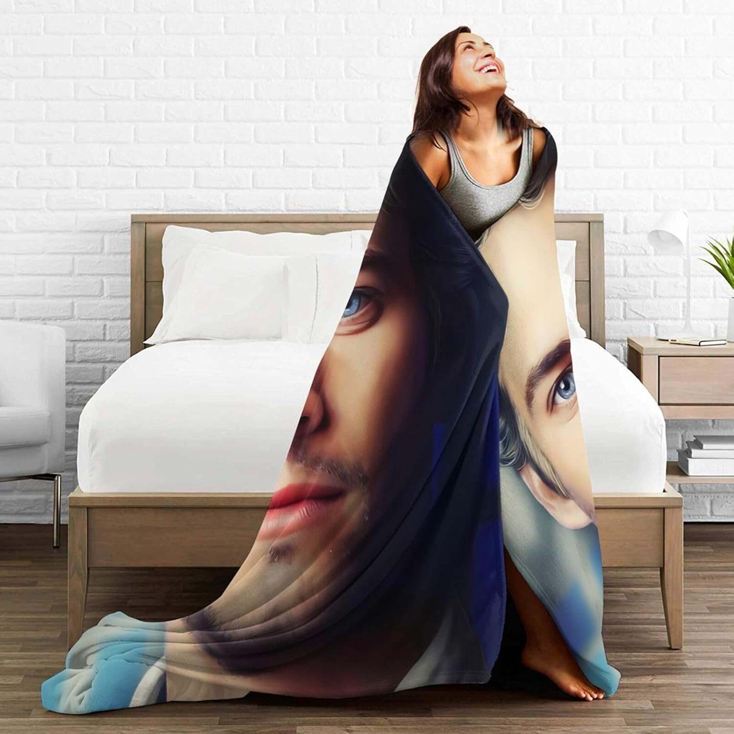 Paul Movie Walker – Manta de forro polar ultrasuave para todas las estaciones, manta de cama de alta calidad, adecuada para cama, sofá, silla, sala