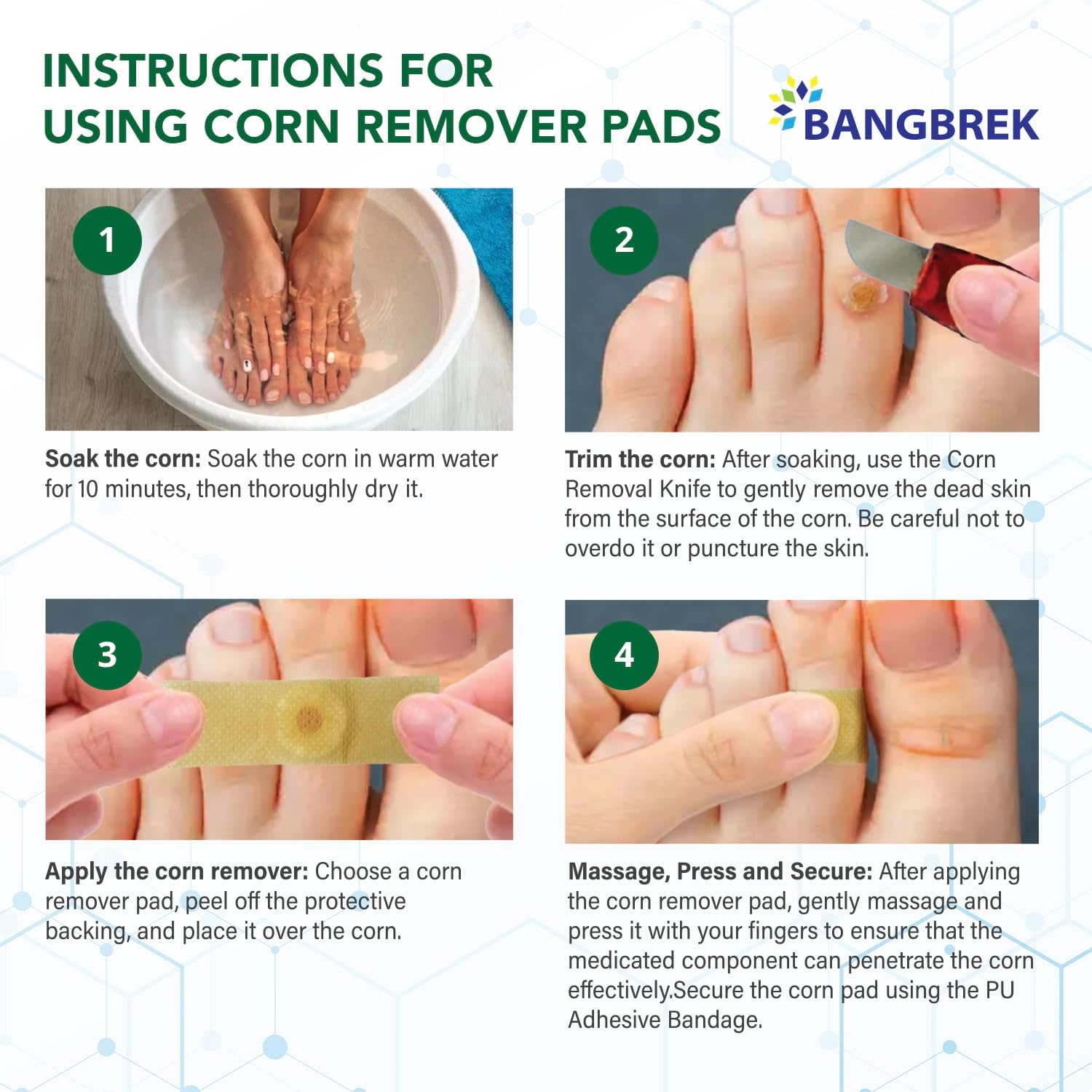 Removedor de maíz, removedor de maíz para pies extra fuerte, removedor de maíz de máxima resistencia para dedos de los pies, ingredientes