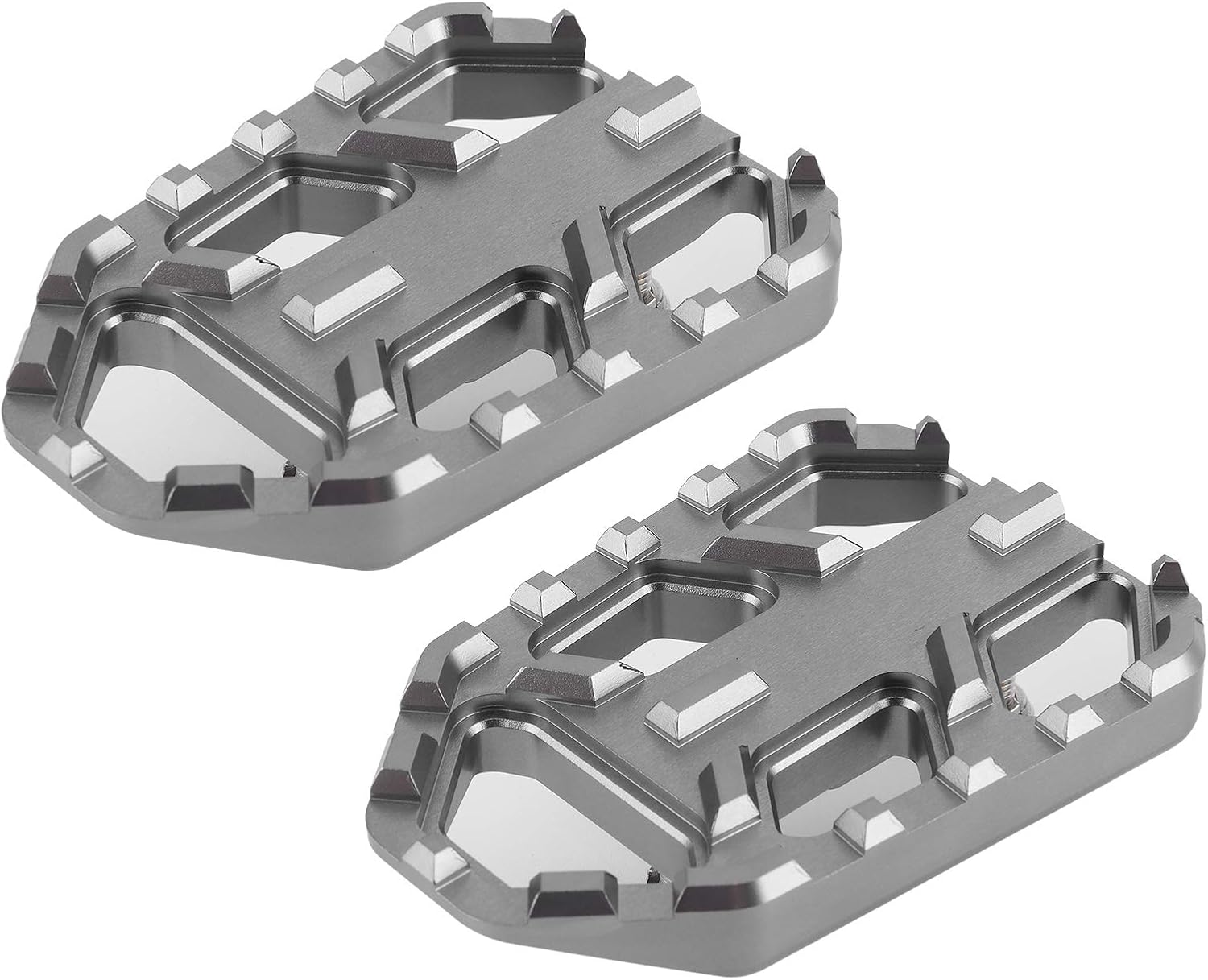 Reposapiés ancho para motocicleta, pedales de aleación de aluminio CNC, aptos para DL650 DL1000 VSTROM 650XT1000XT Pedal de descanso para accesorios