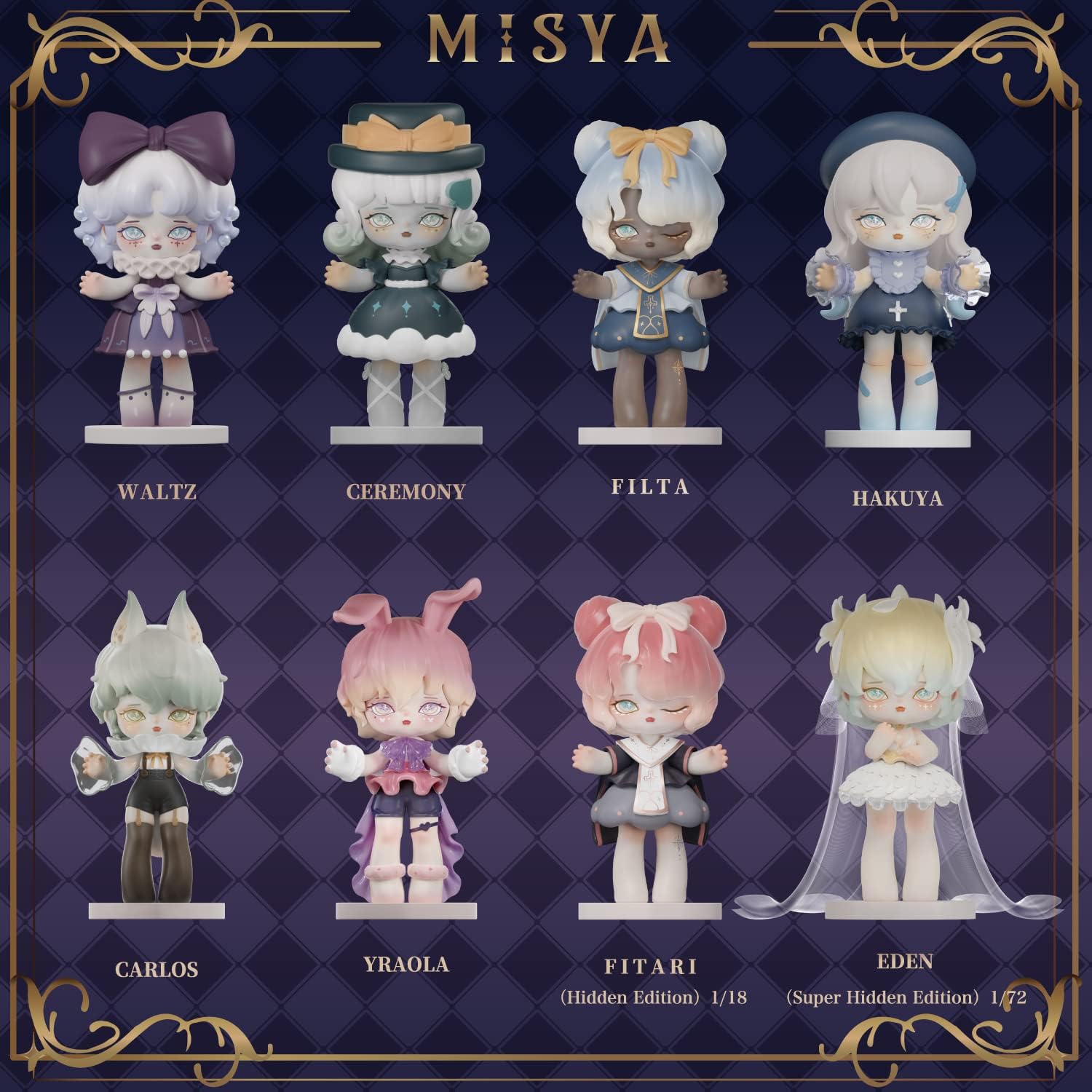MISYA – Caja ciega de la serie Incredible Residence, 1 unidad, colección aleatoria, juguetes kawaii, adornos de escritorio, lindas figuras de caja