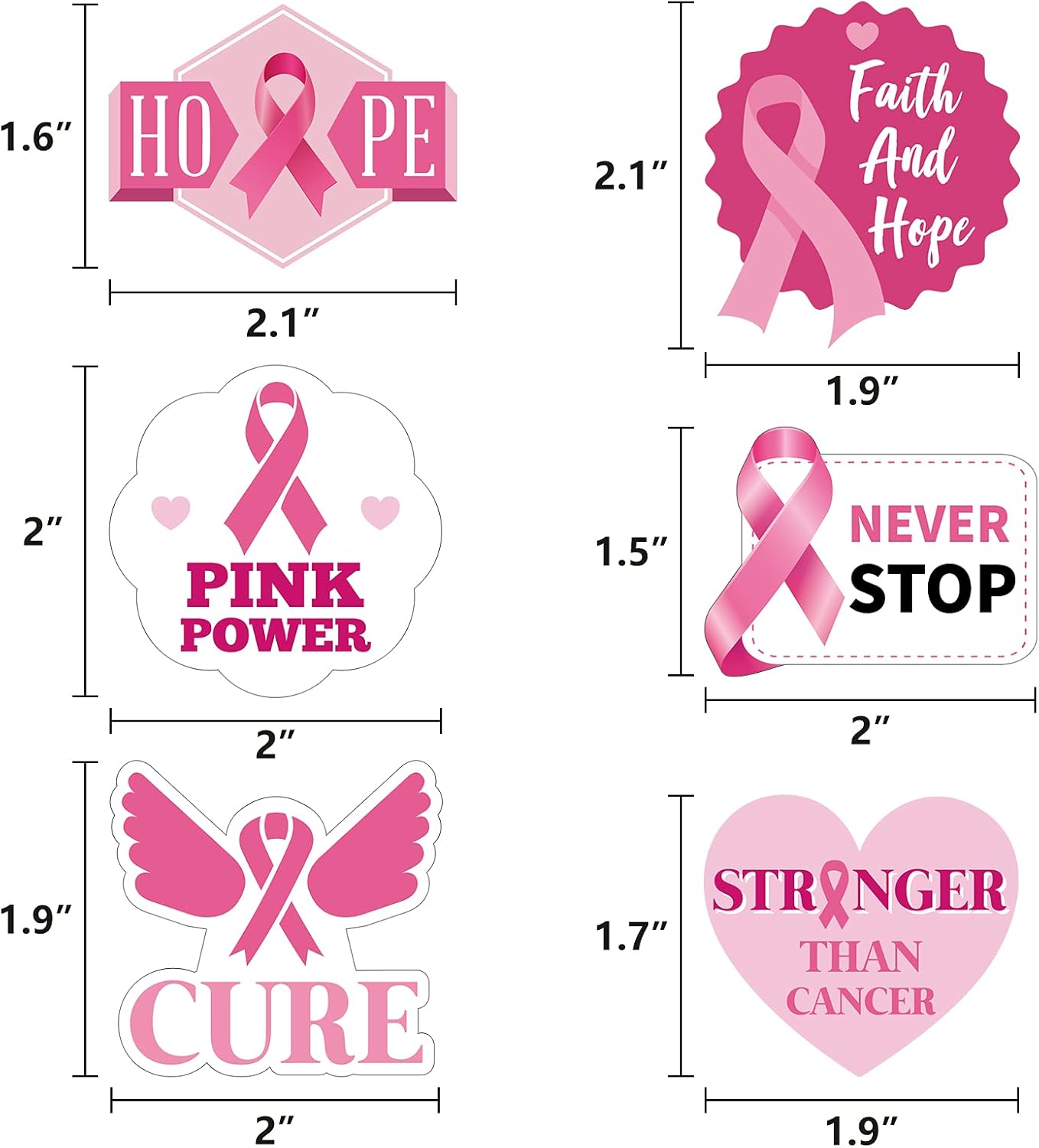 Selecciones de concienciación sobre el cáncer de mama, decoraciones de cinta rosa, palillos de dientes para cóctel, suministros para fiesta, 144