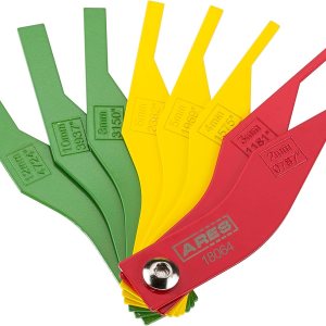 ARES 18064-Juego de herramientas de calibre de freno de metal de 8 piezas, chapa de calibre 20, acabado de alta visibilidad resistente a la ARES 18064-Juego de herramientas de calibre de freno de metal de 8 piezas, chapa de calibre 20, acabado de alta visibilidad resistente a la