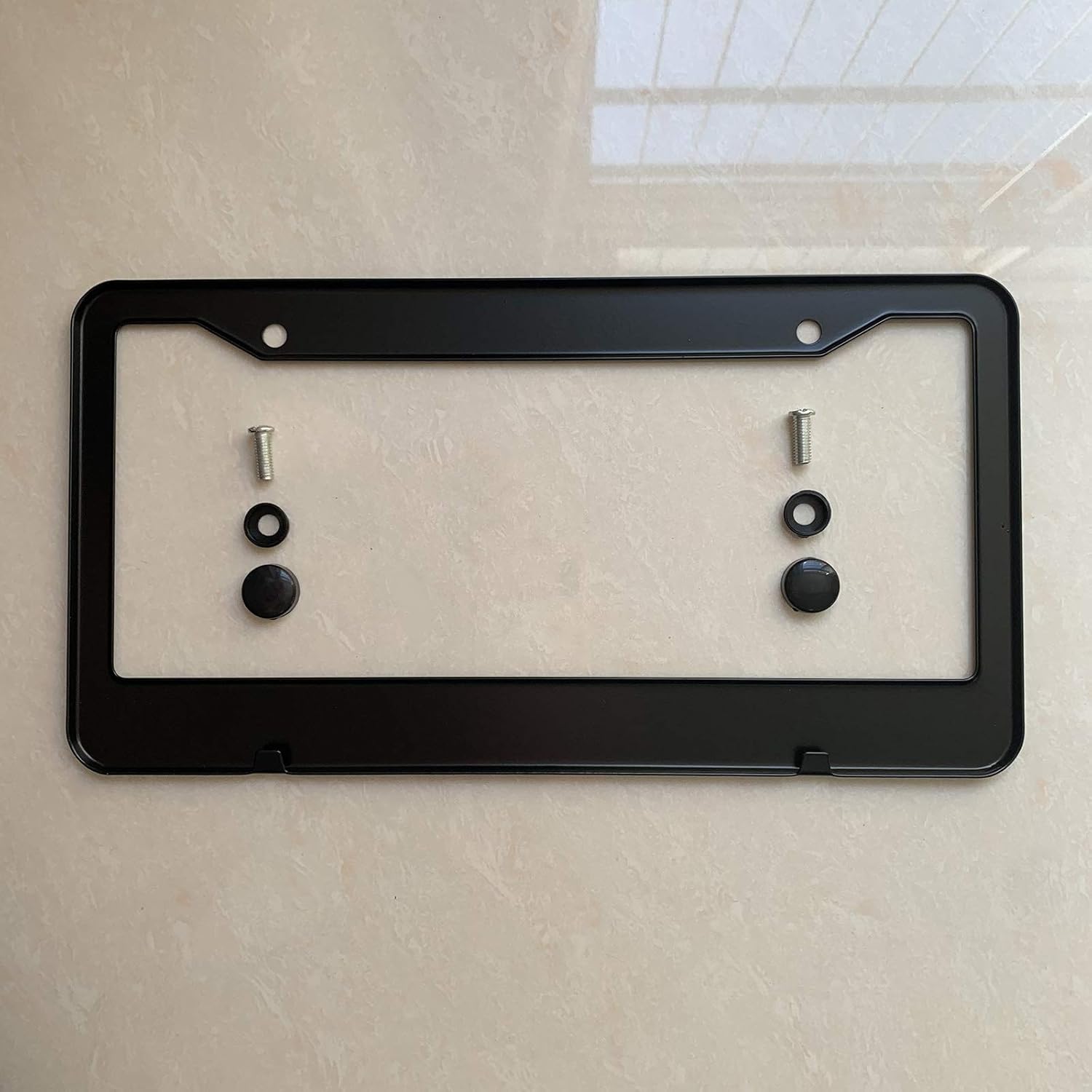 AllCustom4U You Idjit Humor – Marco divertido para placa de matrícula de acero inoxidable, accesorios de tocador, idea de regalo, soporte para placa