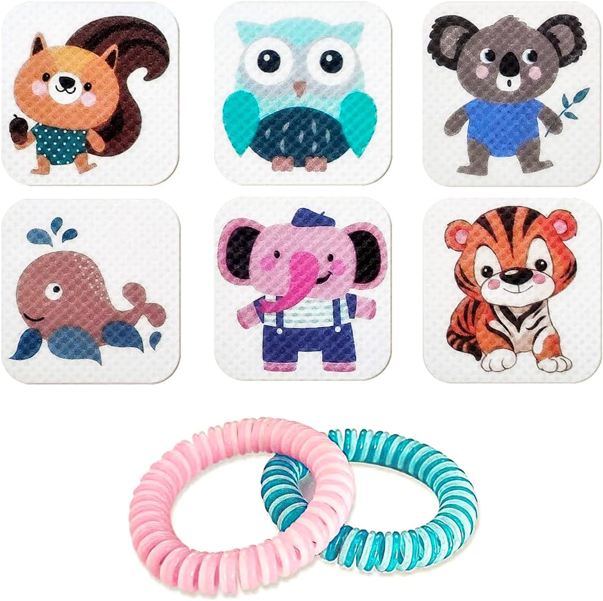 24 Pack Mosquito Repellent Bracelets and 120 Pack Mosquito Repellent Stickers for Kids & Adults, Outdoor Patio Hiking Camping Gear Must Haves