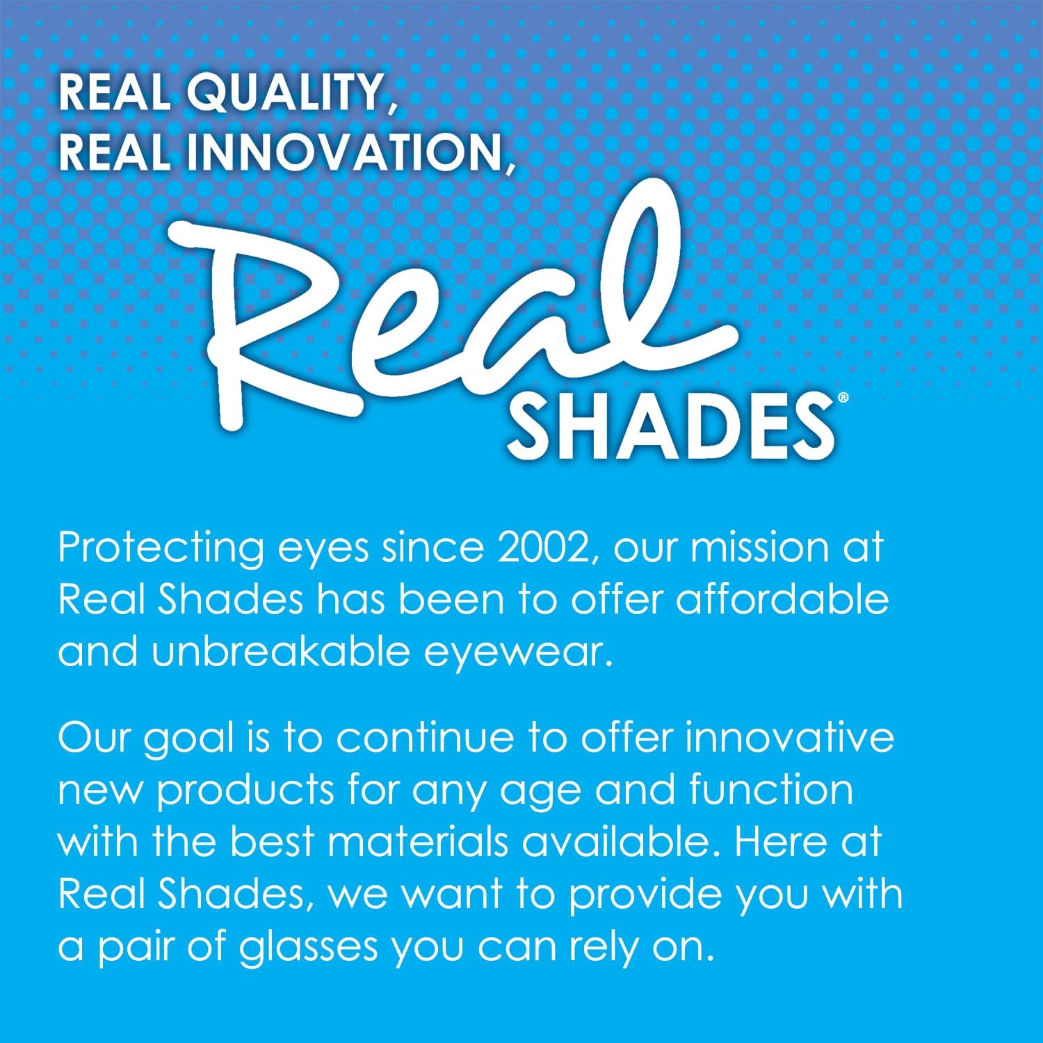 Real Shades – Lentes de pantalla para computadora, 100% protección UV, antirreflejos, para mujeres, hombres, niños y niños pequeños