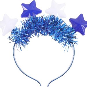 EXCEART Diadema para cosplay, diadema de estrella de David, diadema de estrella para menorá, accesorios de disfraz de Dreidel, novedad de Bopper EXCEART Diadema para cosplay, diadema de estrella de David, diadema de estrella para menorá, accesorios de disfraz de Dreidel, novedad de Bopper