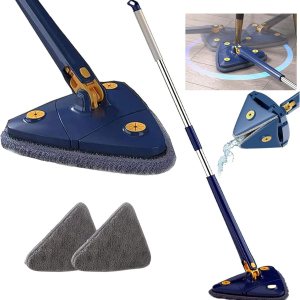 Shine Mop Triangle – Trapeador triangular original giratorio de 360, trapeador de limpieza ajustable giratorio de 360, trapeador de limpieza Shine Mop Triangle – Trapeador triangular original giratorio de 360, trapeador de limpieza ajustable giratorio de 360, trapeador de limpieza