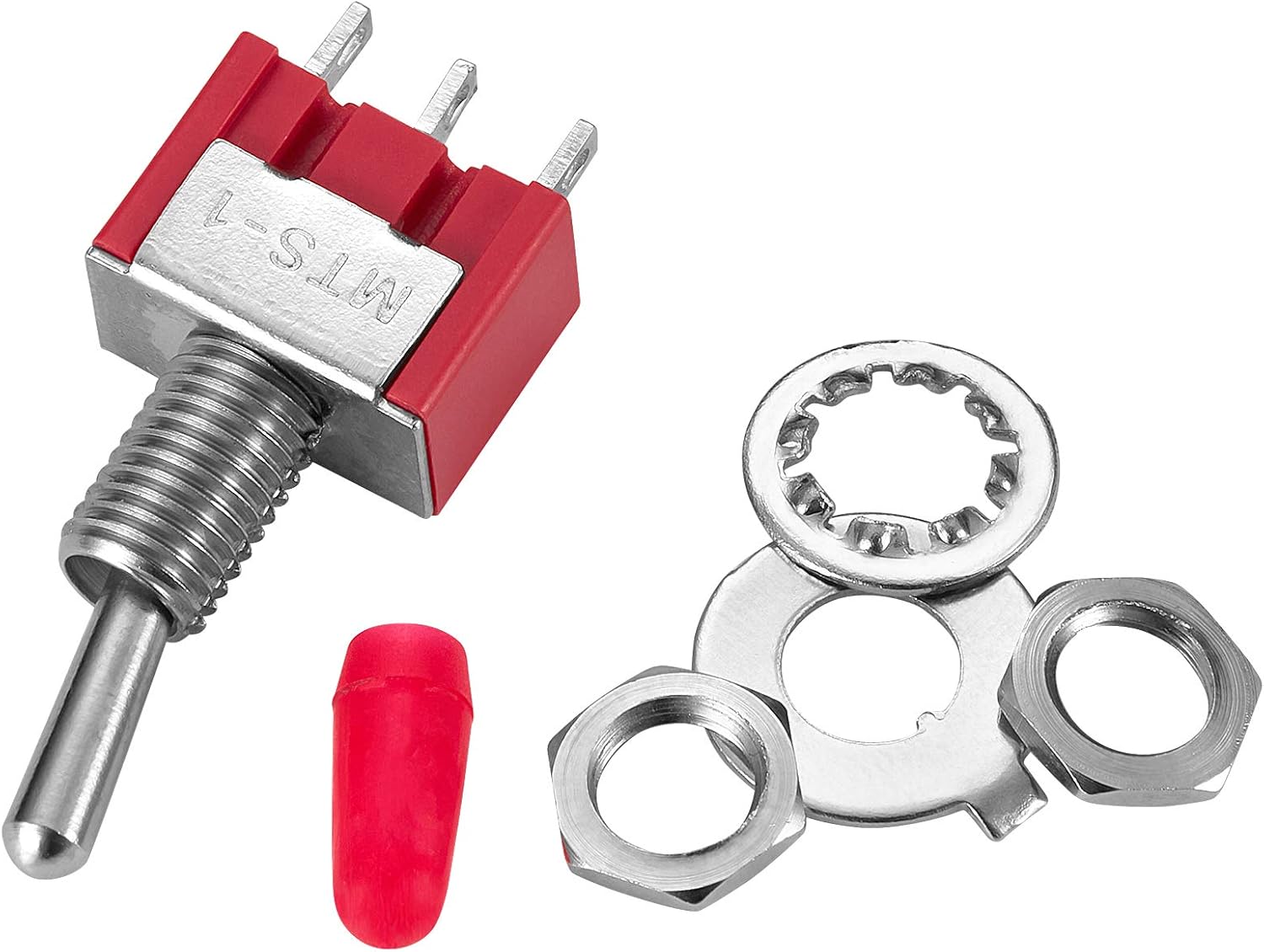 VONVOFF Interruptor de palanca, encendidoapagado SPST con cables presoldados, 3V5V12V24V72V110V220V240VMini interruptores de palanca para automóvil,