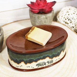 Ebros – Oso de bosque rústico para madre y cachorro, decoración occidental, accesorios decorativos occidentales para cabaña, casa de campo, casa de Ebros – Oso de bosque rústico para madre y cachorro, decoración occidental, accesorios decorativos occidentales para cabaña, casa de campo, casa de