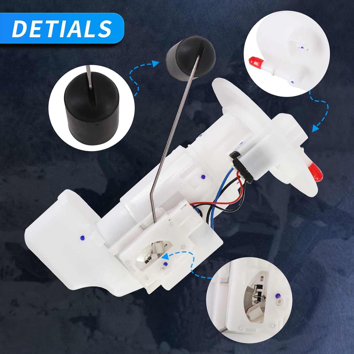 Conjunto del módulo de bomba de combustible para Ka.wasaki Brute Force 750 2008-2021 49040-0717 49040-0033 49019-0013 UC-T35KU55 47-4018 670E5090