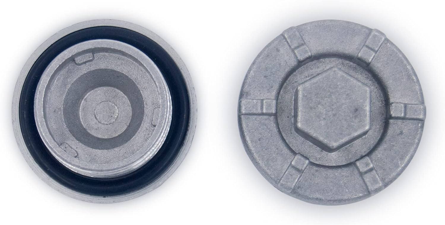 Tapa de tapón de drenaje de aceite con junta tórica compatible con Yamaha Warrior Wolverine Breeze Raptor 350 Kodiak 400450 Grizzly 125400450 Big