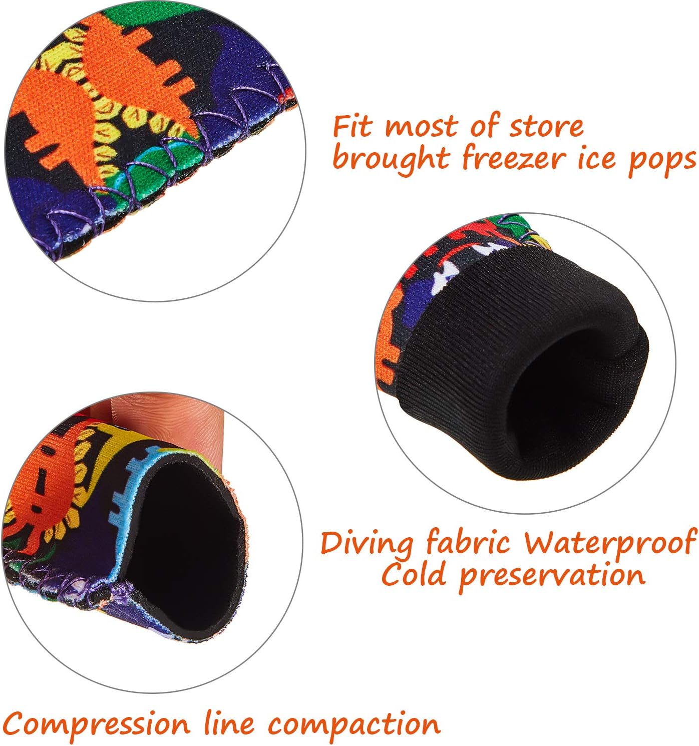 30 soportes reutilizables para barras de hielo anticongelantes, bolsas de soporte para barra de hielo, 30 estilos