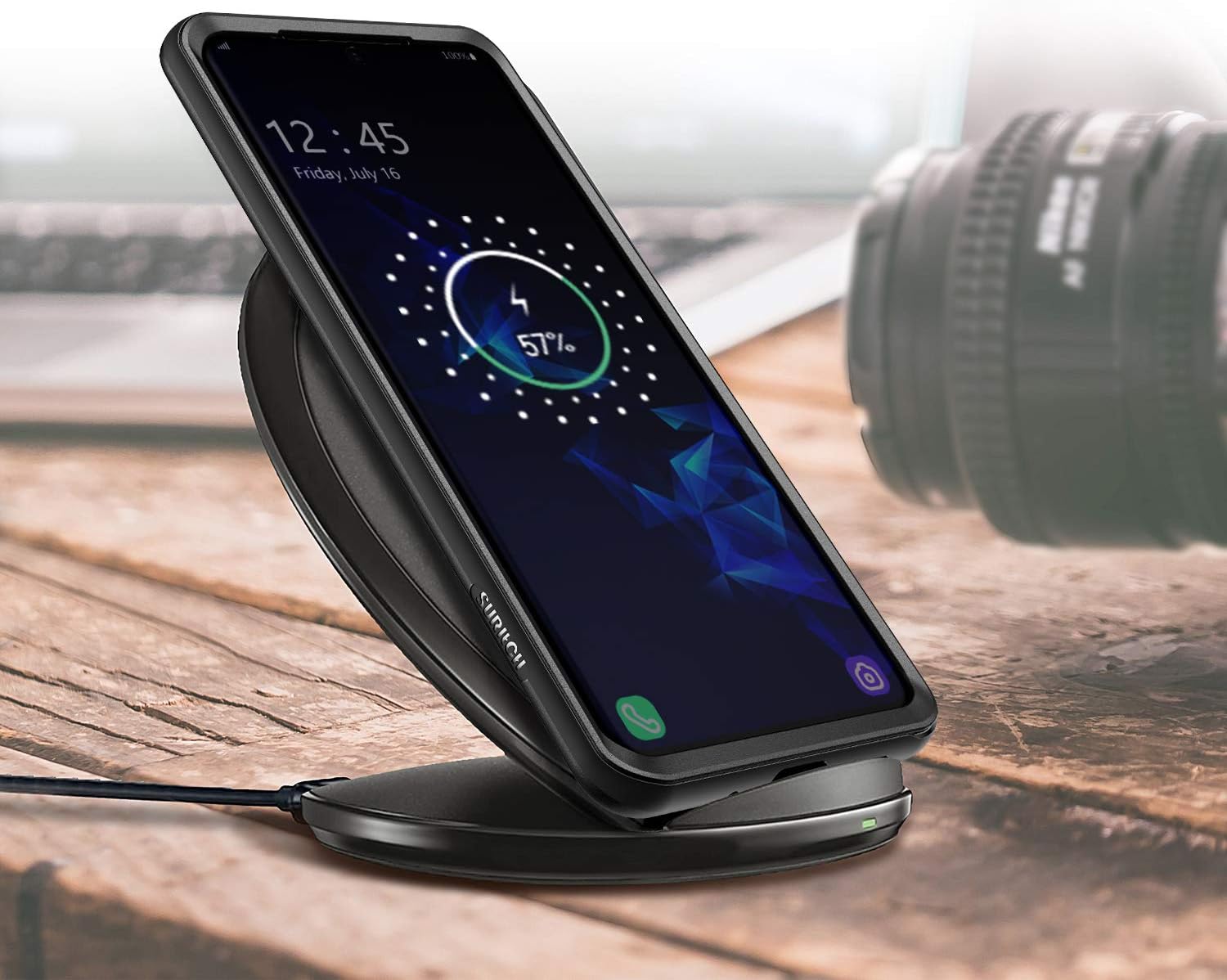 SURITCH Funda para Samsung Galaxy S20 Ultra, Protector de pantalla integrado Protección de cuerpo completo, cubierta de TPU suave, soporte de