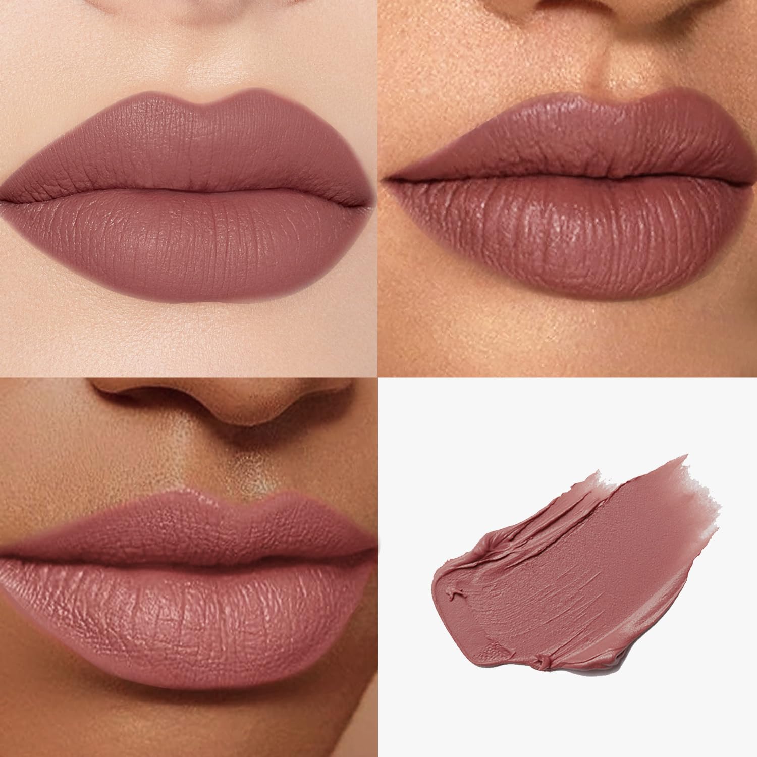 Catkin Rouge – Lápiz labial mate, impermeable, de larga duración, hidratante, suave, 0.13 onzas, estilo chino (C.168)