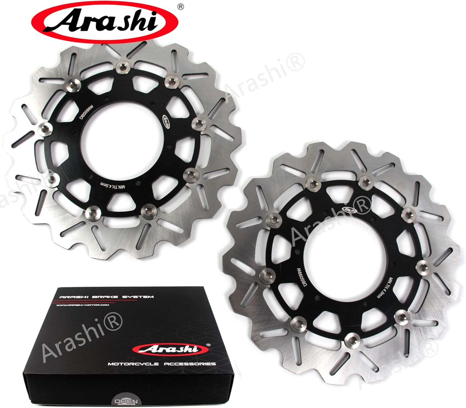 Arashi Rotores de disco de freno delantero trasero para BMW F700GS 2013-2015 ABS 2013-2018  F800GS 2009-2015 ADVENTURE ABS 2013-2018 Accesorios de