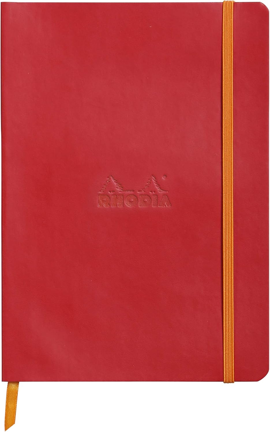 Rhodia Rhodiarama – Cuaderno de cuero sintético con tapa blanda, 3.17onzas, suave forro de papel marfil, 16 colores, 3 tamaños, gran diario, cuaderno