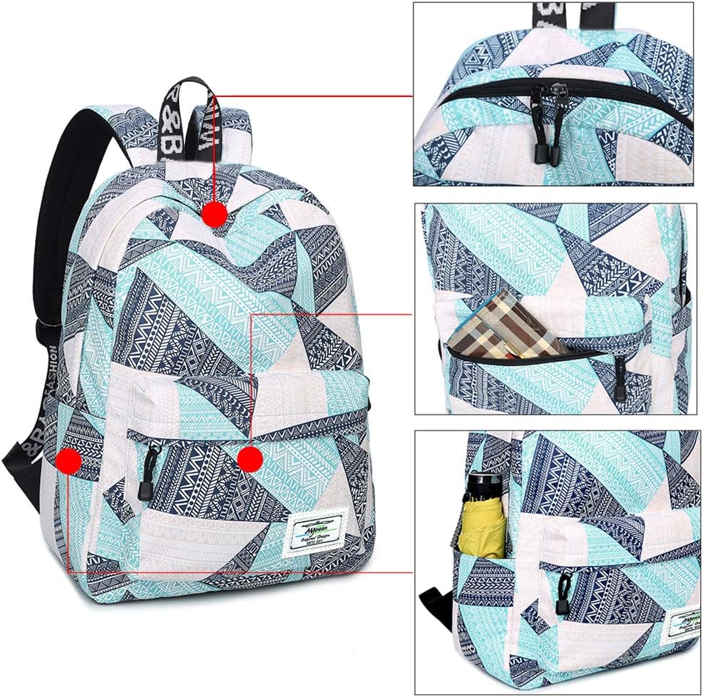 Mygreen – Mochila escolar con bonitos diseños para niños y niñas, 11.5 x 15.7 x 5.1 pulgadas